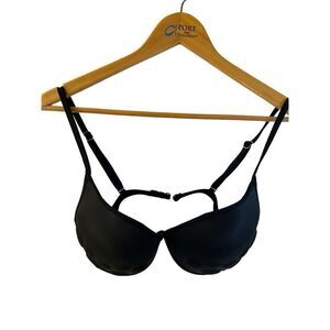H2oh xl bikini top black